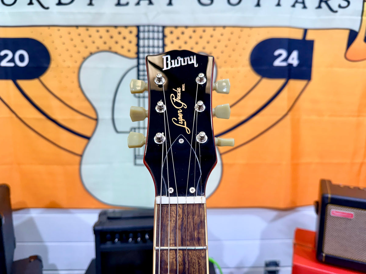 ☀️2023☀️ Burny RLG-55Z Heritage Cherry Sunburst Les Paul Electric Guitar!