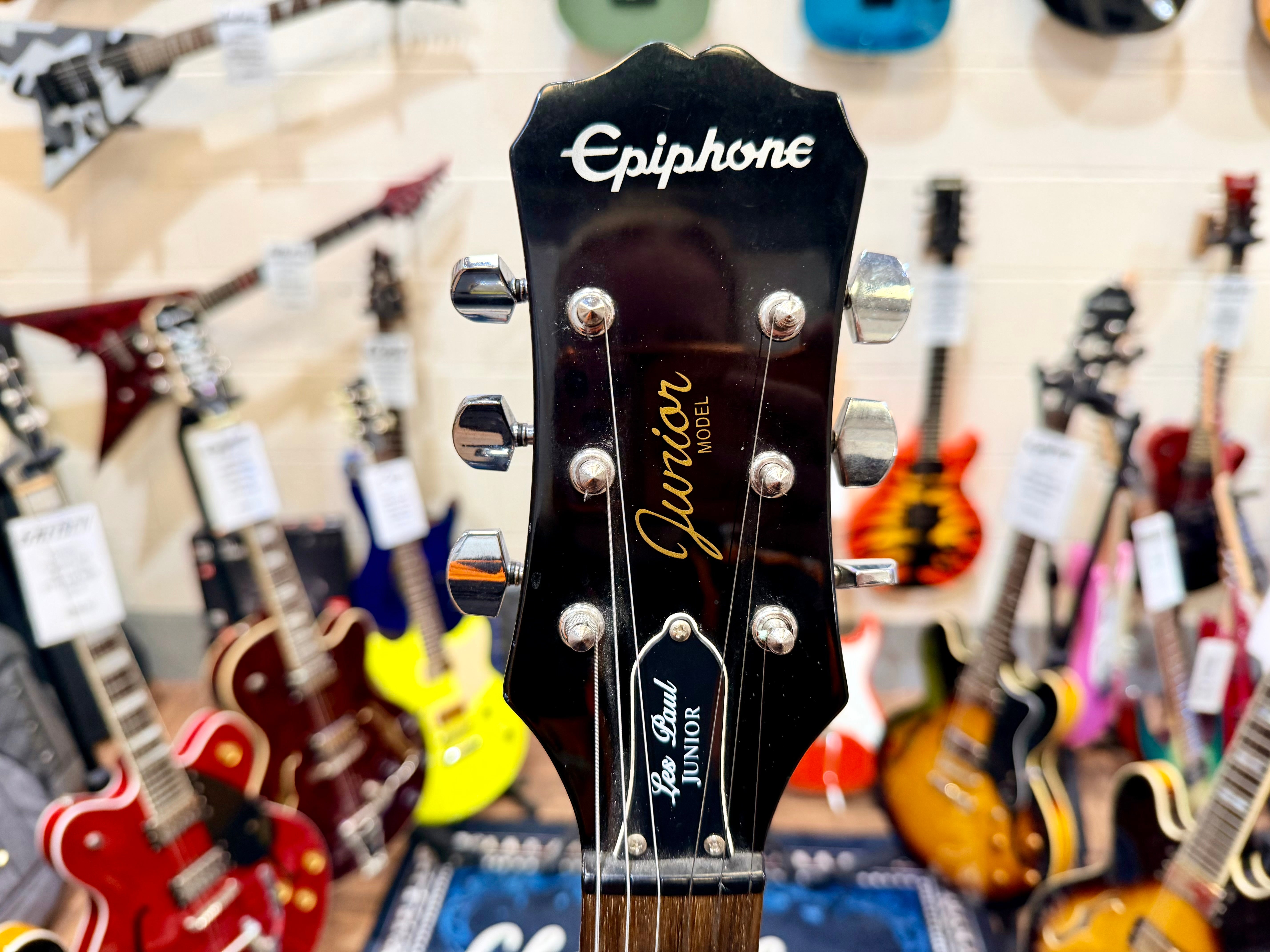 🔥2013🔥 Epiphone Les Paul Junior Electric Guitar~ Gloss Black!