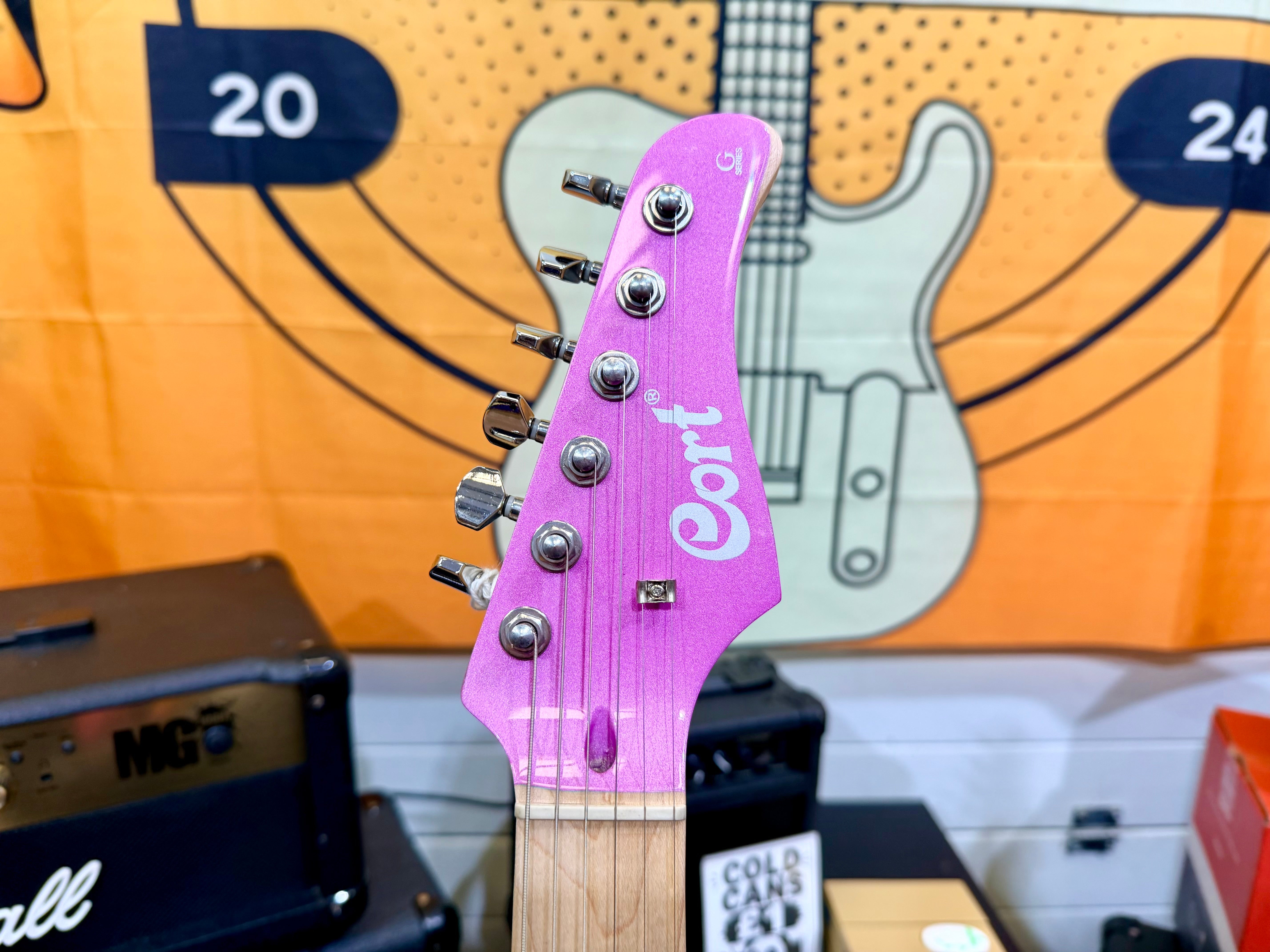 🌟 Cort G250 Spectrum Metallic Purple Electric Guitar~Coil Tap/Locking Tuners 🌟