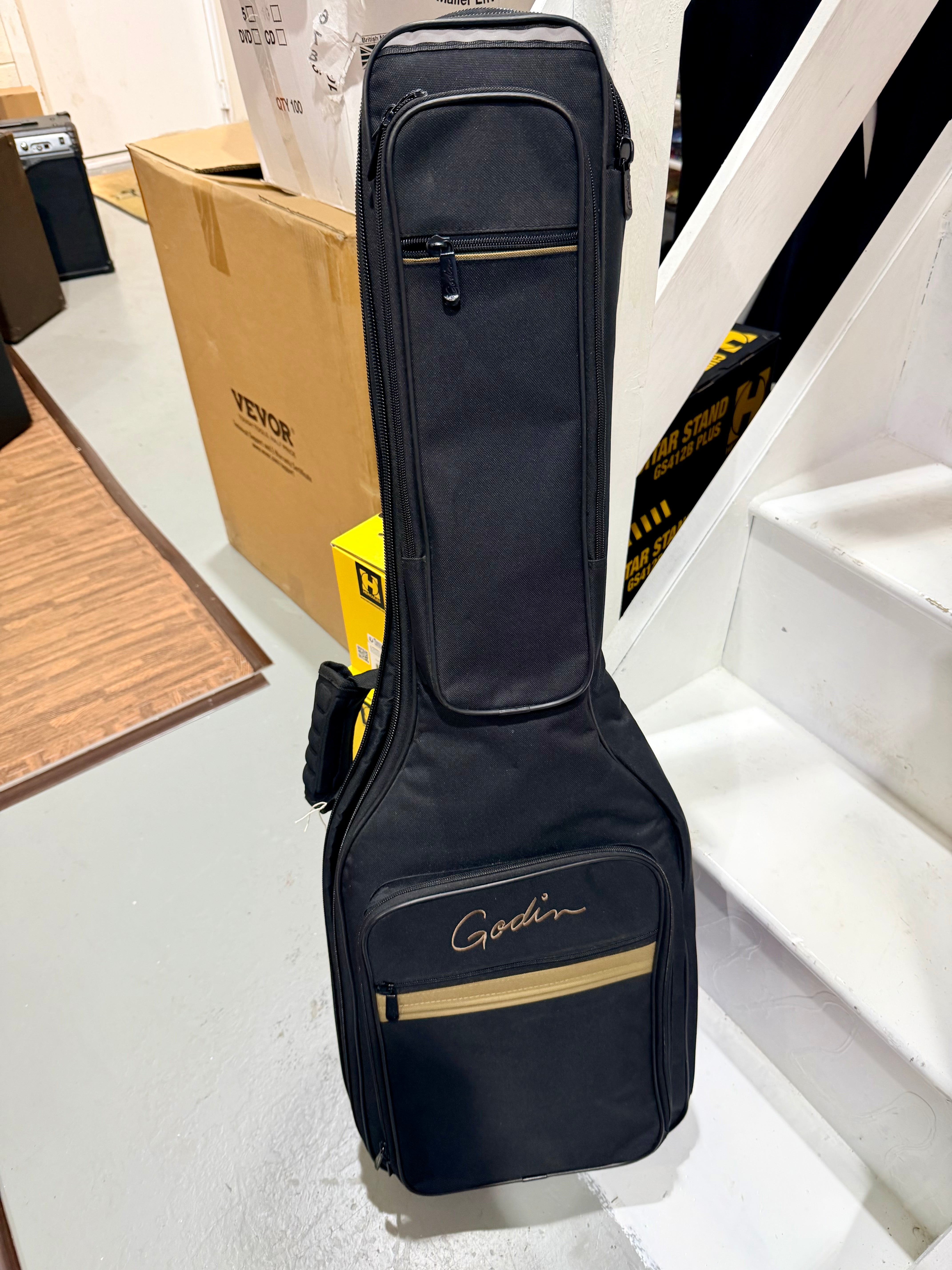 🌟MINT🌟 Godin Session RW LTD~ Silver Gold HG~ Seymour Duncan HSS + Gig Bag!