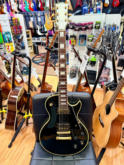 🇯🇵 1992 Greco EGC-480 Mint Collection Les Paul Custom~ MIJ Japan Ebony 🇯🇵