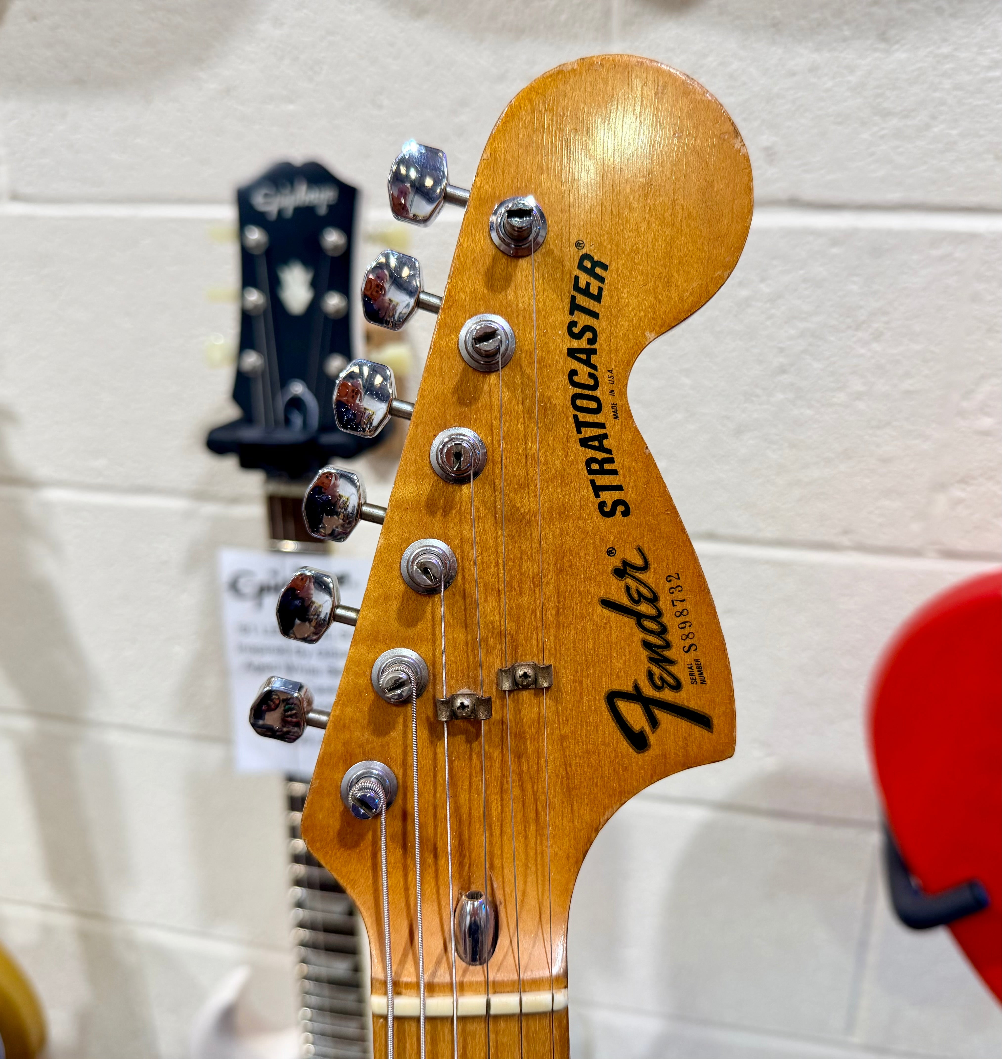 🔥 1979 🔥 Fender Hardtail Stratocaster~ Antigua Sunburst Vintage + Hard Case!