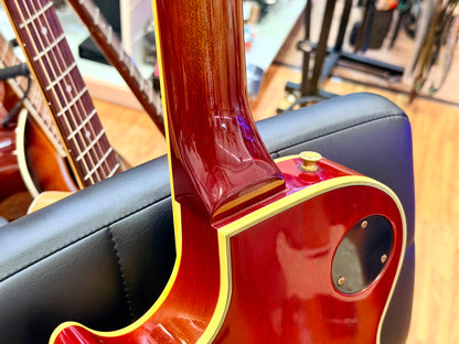 🔥1980’s MIJ🔥 Burny Les Paul Custom~ Cherry Sunburst~ Ebony~ Japan Import 🇯🇵