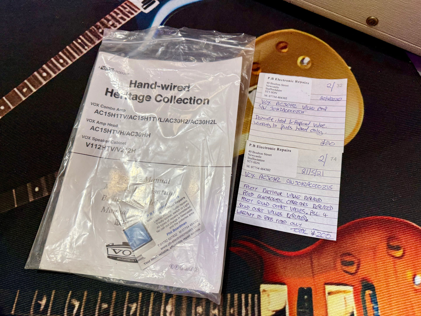 🌟50th ANNIVERSARY🌟 Vox AC30 H2 Limited Edition Valve Amplifier~ Hand Wired 2007!