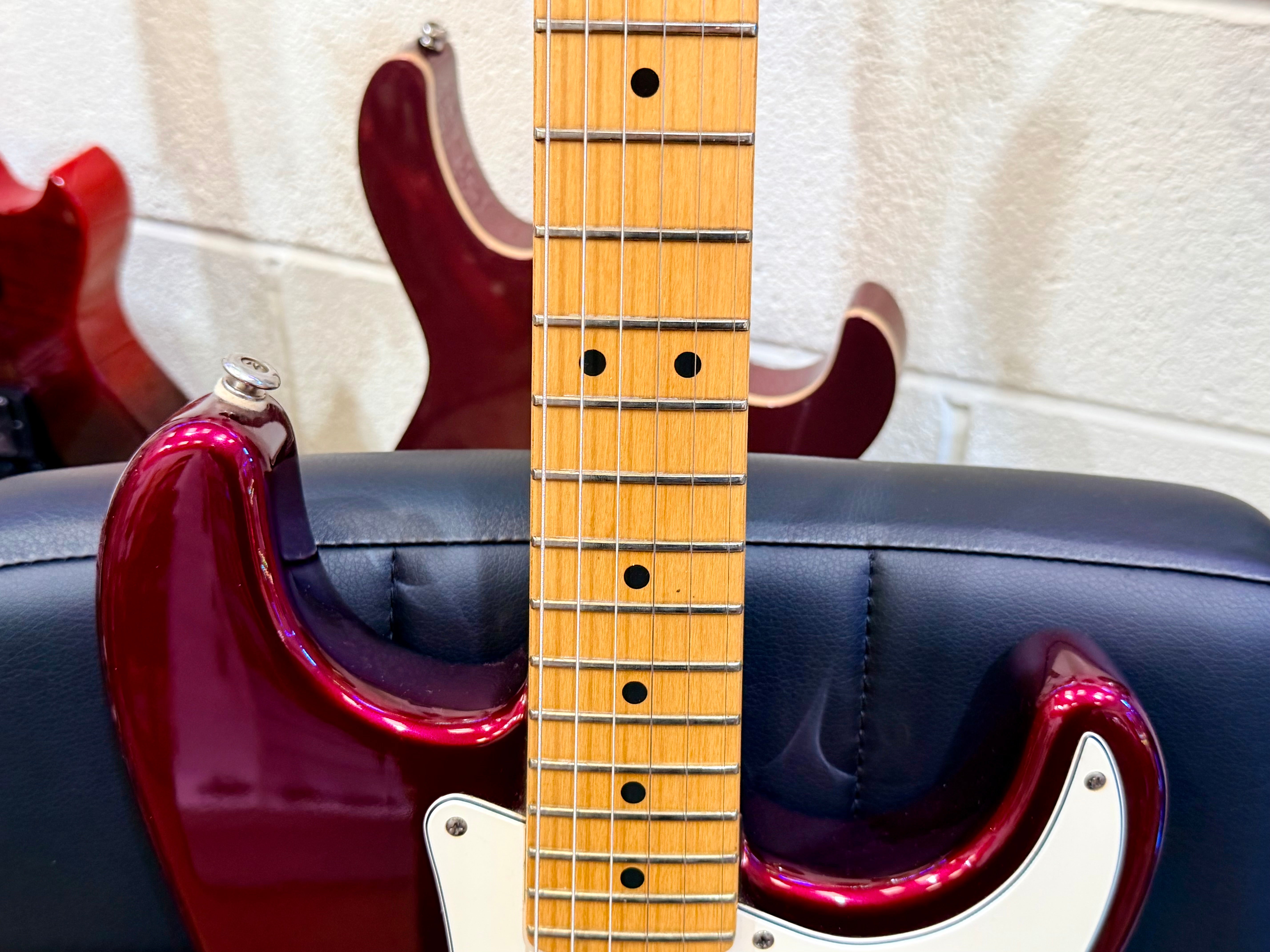 ✨1989 USA✨ Fender American Stratocaster Plus Deluxe~ Midnight Wine~ Lace Sensor