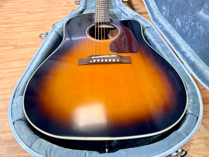 Epiphone Inspired by Gibson J-45 Cutaway Electro-Acoustic~ Hiscox Case~ Sunburst