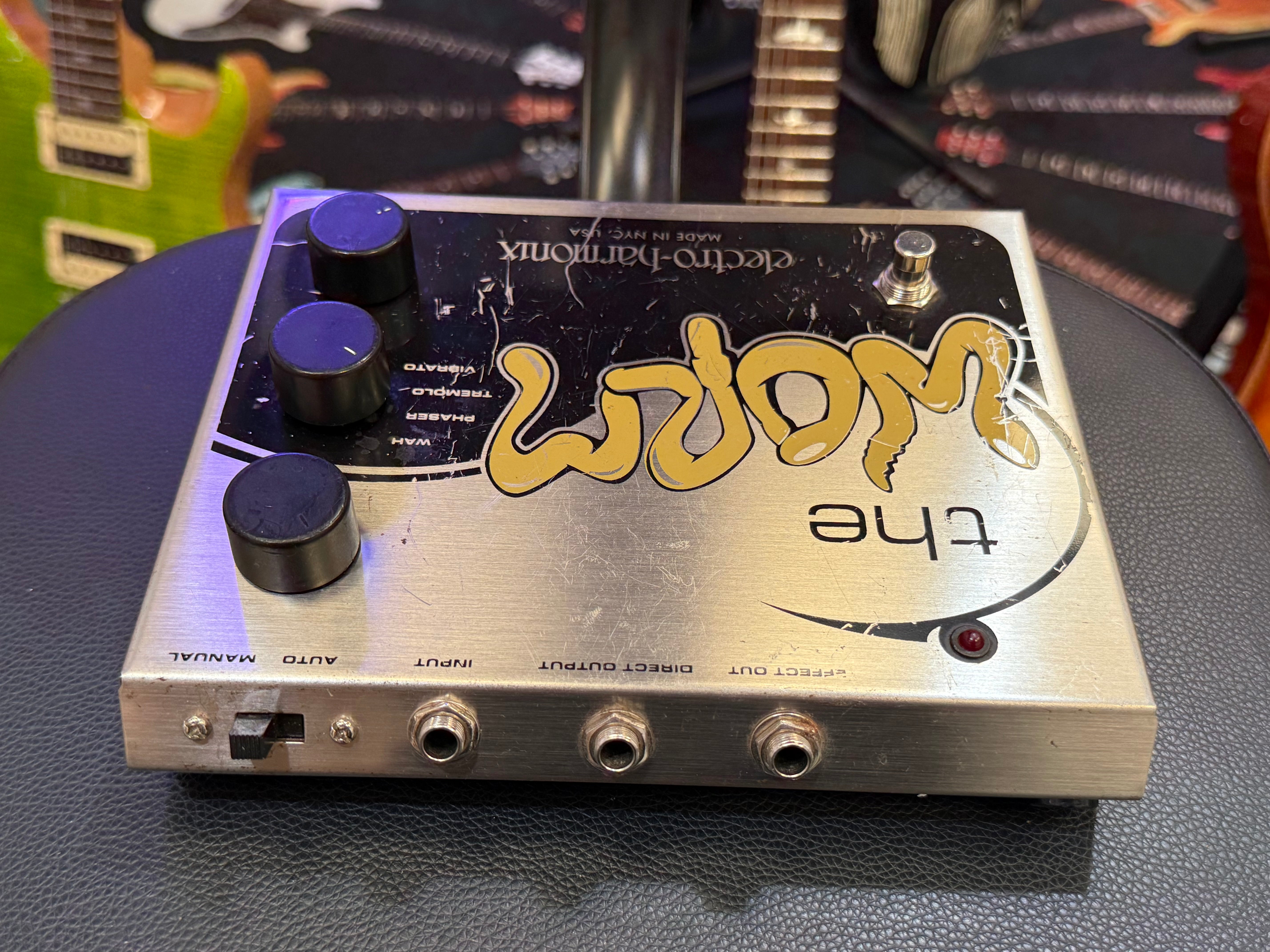 🪱 Electro-Harmonix The Worm Guitar Effects Pedal~ Big Box 00’s V1 Phaser/Wah 🪱
