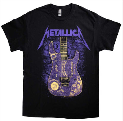 Metallica Ouija Purple Guitar Unisex T-Shirt~ Official Licensed Unisex Band Merchandise FREE POST