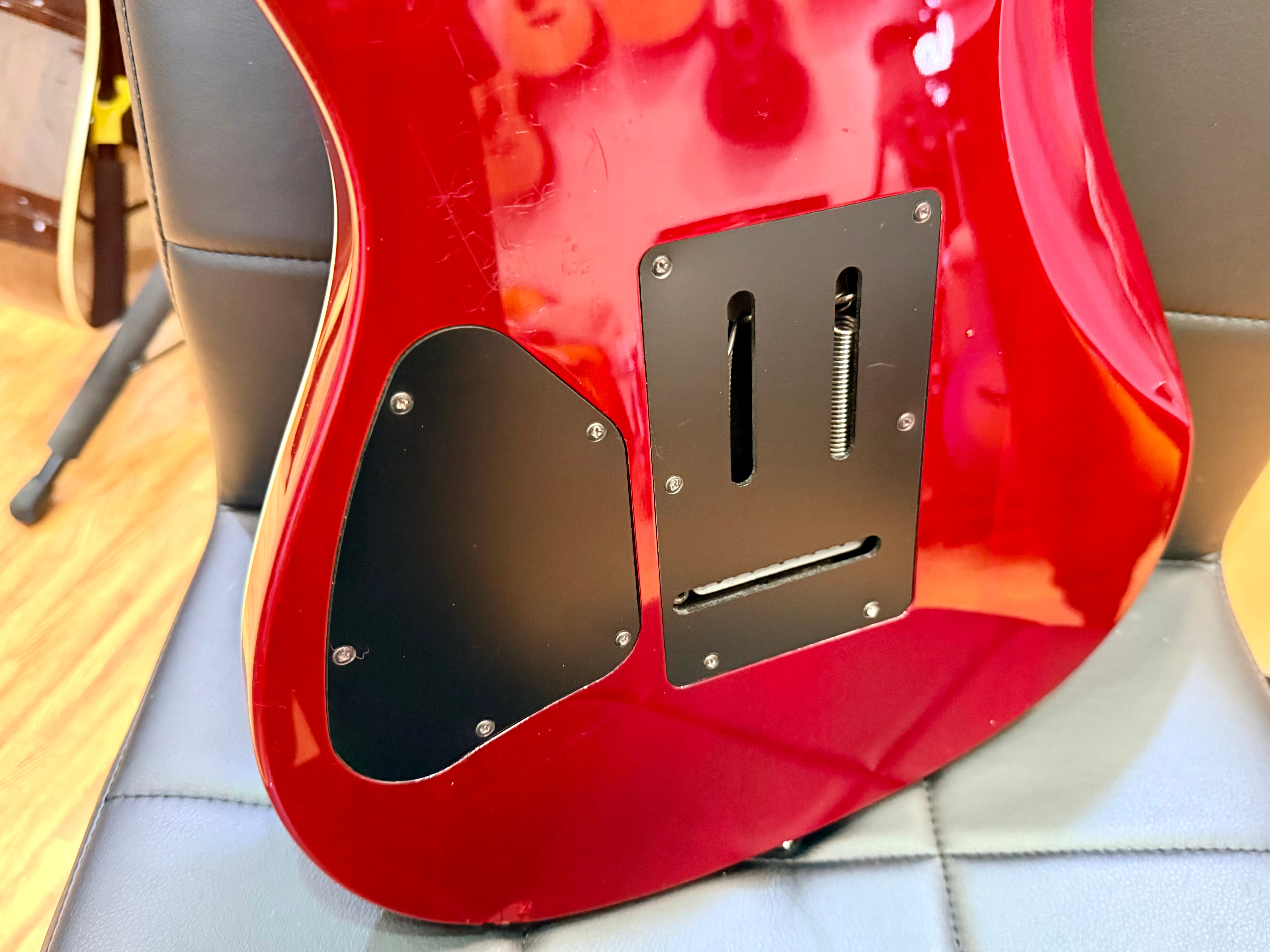 ⚡️2020⚡️ Ibanez SA360QM SA Series Electric Guitar~ Transparent Red Burst~ HSS!