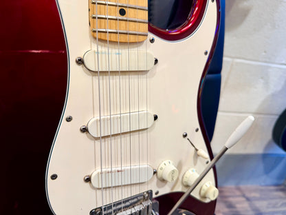 ✨1989 USA✨ Fender American Stratocaster Plus Deluxe~ Midnight Wine~ Lace Sensor