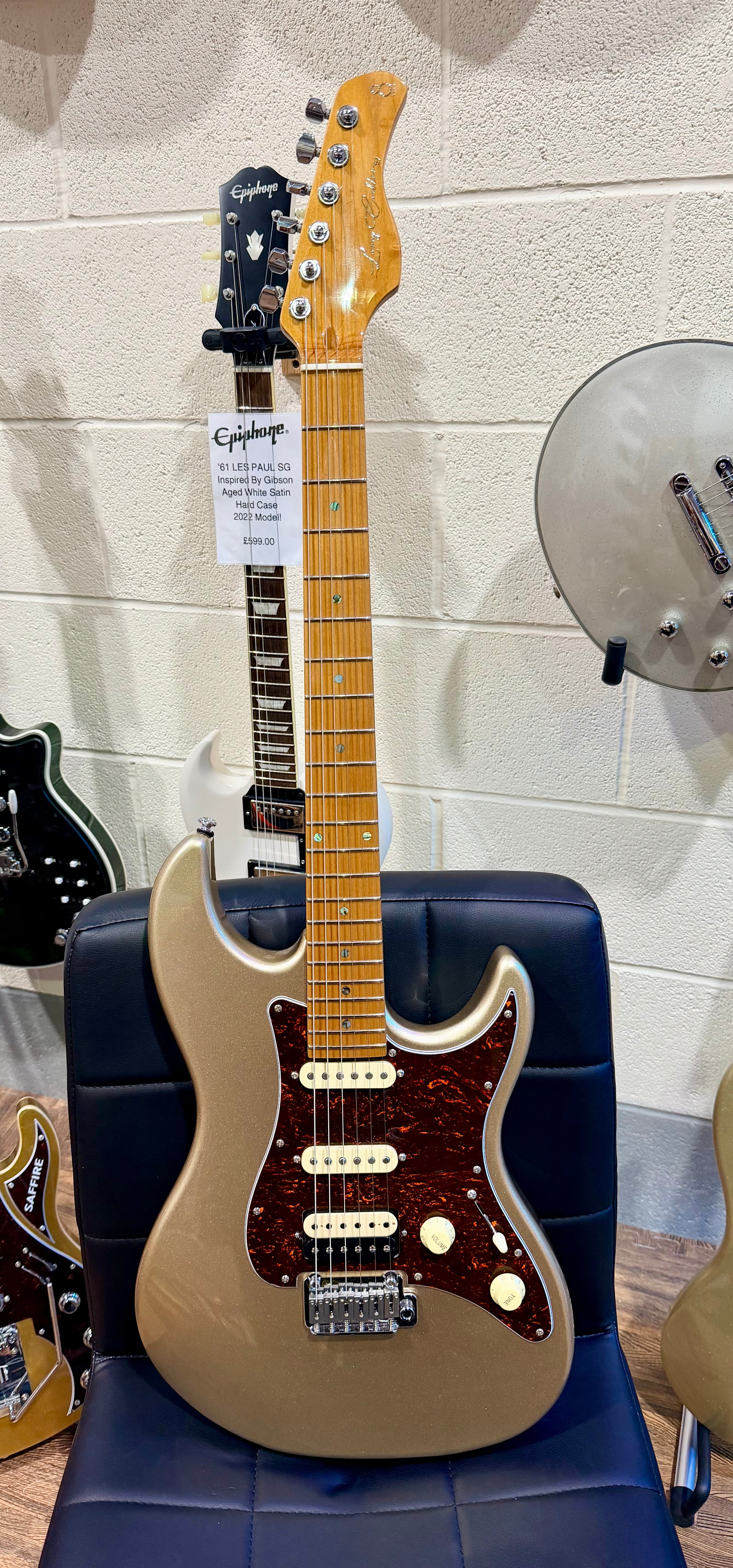 🌟EX-DEMO🌟 Sire Larry Carlton S7 Electric Guitar~ Champagne Gold~ 2025!