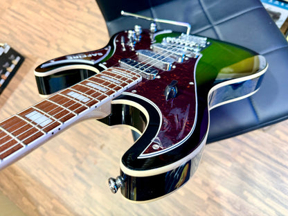 🔥NEW🔥 Rapier Saffire Ultra Electric Guitar~ Greenburst~ Astro-Split Pickups!