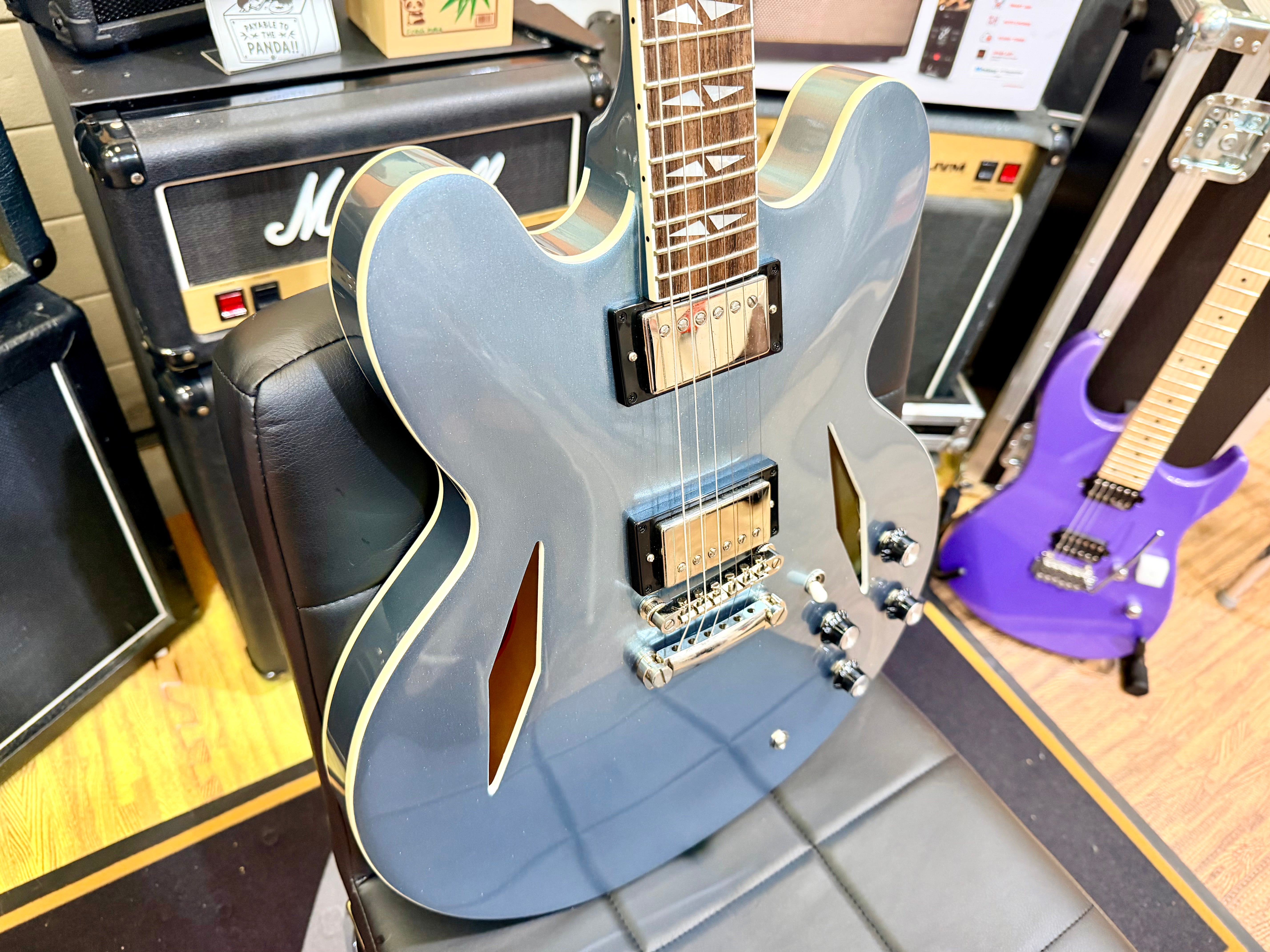 ⚡️2024⚡️ Epiphone Artist Dave Grohl DG-335~ By Gibson Custom~ Pelham Blue!