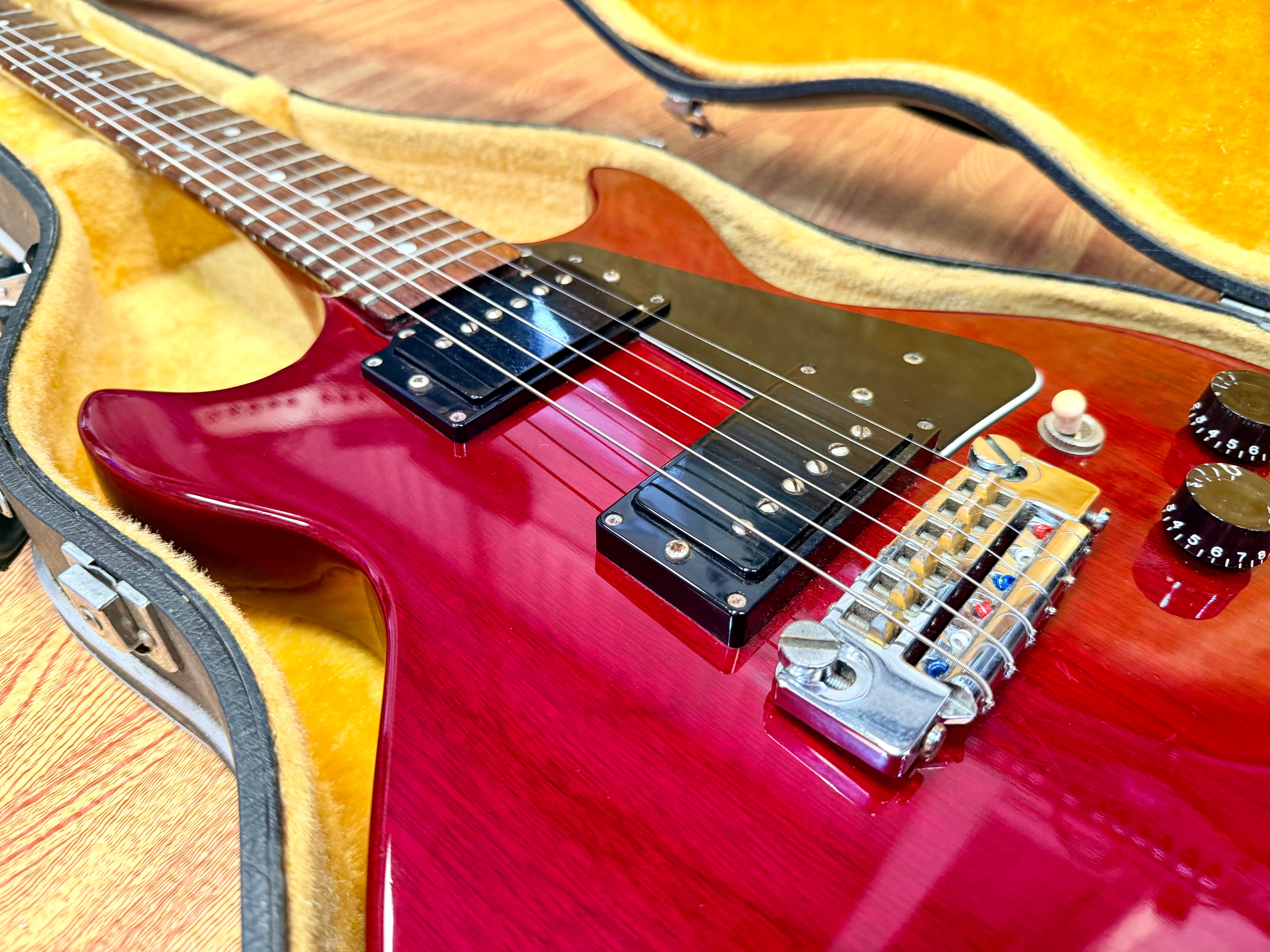🇬🇧 Gordon Smith Gypsy II Double Cutaway Red~ 1986 UK Made Electric Guitar 🇬🇧