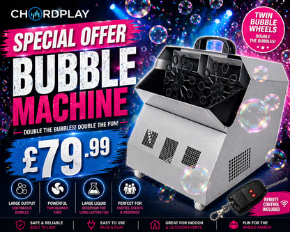 🫧 SPECIAL OFFER 🫧 KAM Giant Bubble Machine 300W inc Wireless Remote