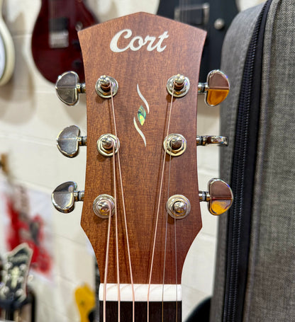 🌟2025 NEW MODEL🌟 Cort Pure OCMF All-Solid Mahogany Electro-Acoustic~ Gig Bag!