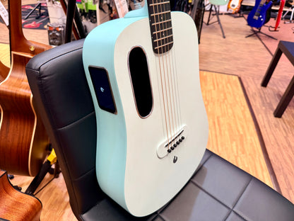 ✨EX-DEMO✨ Blue Lava Touch Smart Guitar Aqua/Mint Green~ 36” Electro-Acoustic!