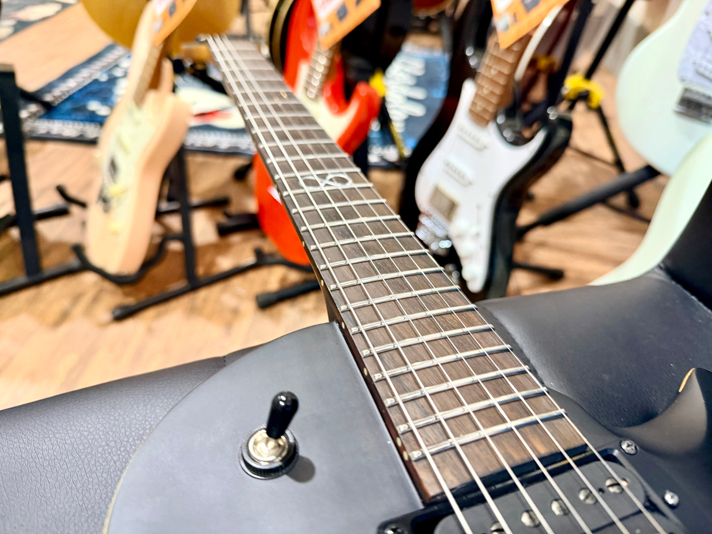 🔥2021🔥 Chapman ML-2 Pro Modern~ River Styx Black Satin~ Hipshot Tuners!