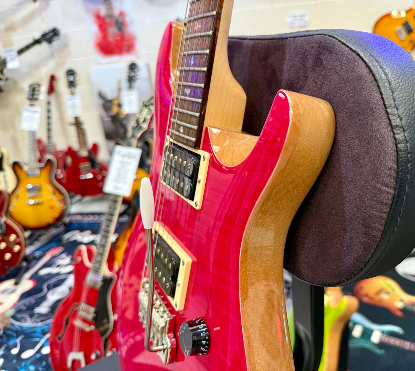 ✨2022 MODEL✨ PRS SE Custom 24~ Bonnie Pink + Gig Bag~ Natural Back~ STUNNING!