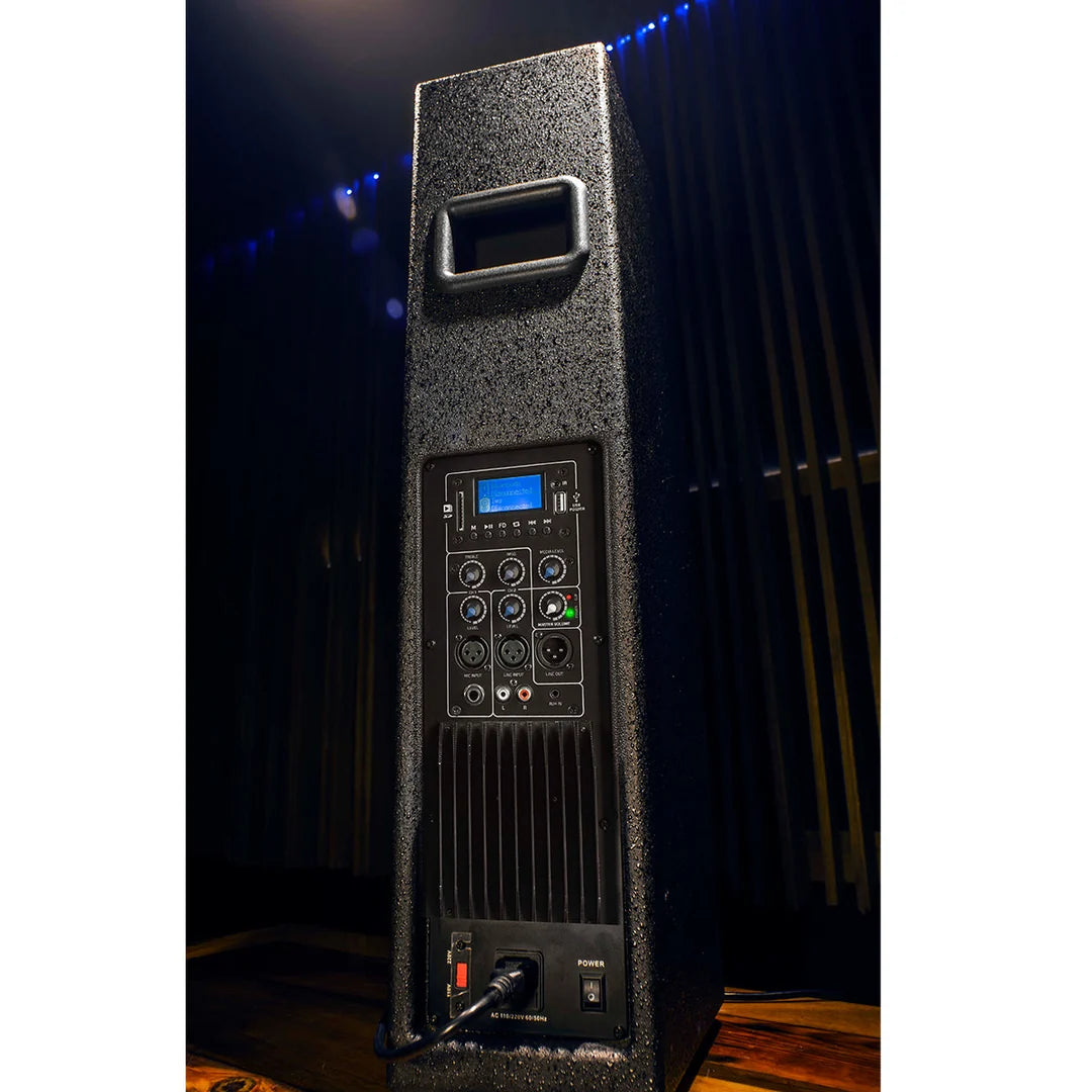 PowerWerks Active PA Column 120W Bluetooth Speaker Busker Band PA Solo Disco DJ
