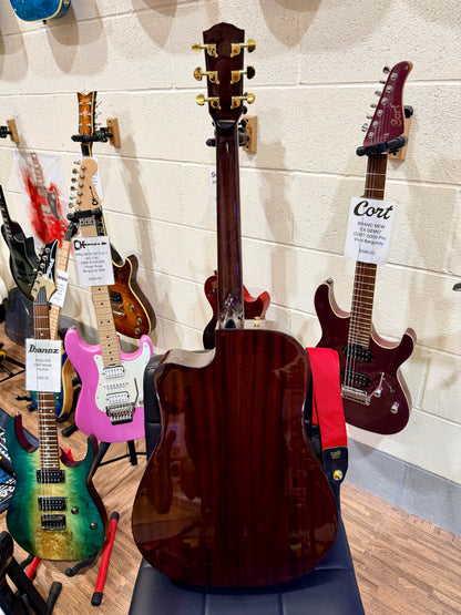 ✨MINT⚡️ Fender CD-60SCE Dreadnought Electro Acoustic Guitar~ All-Mahogany!