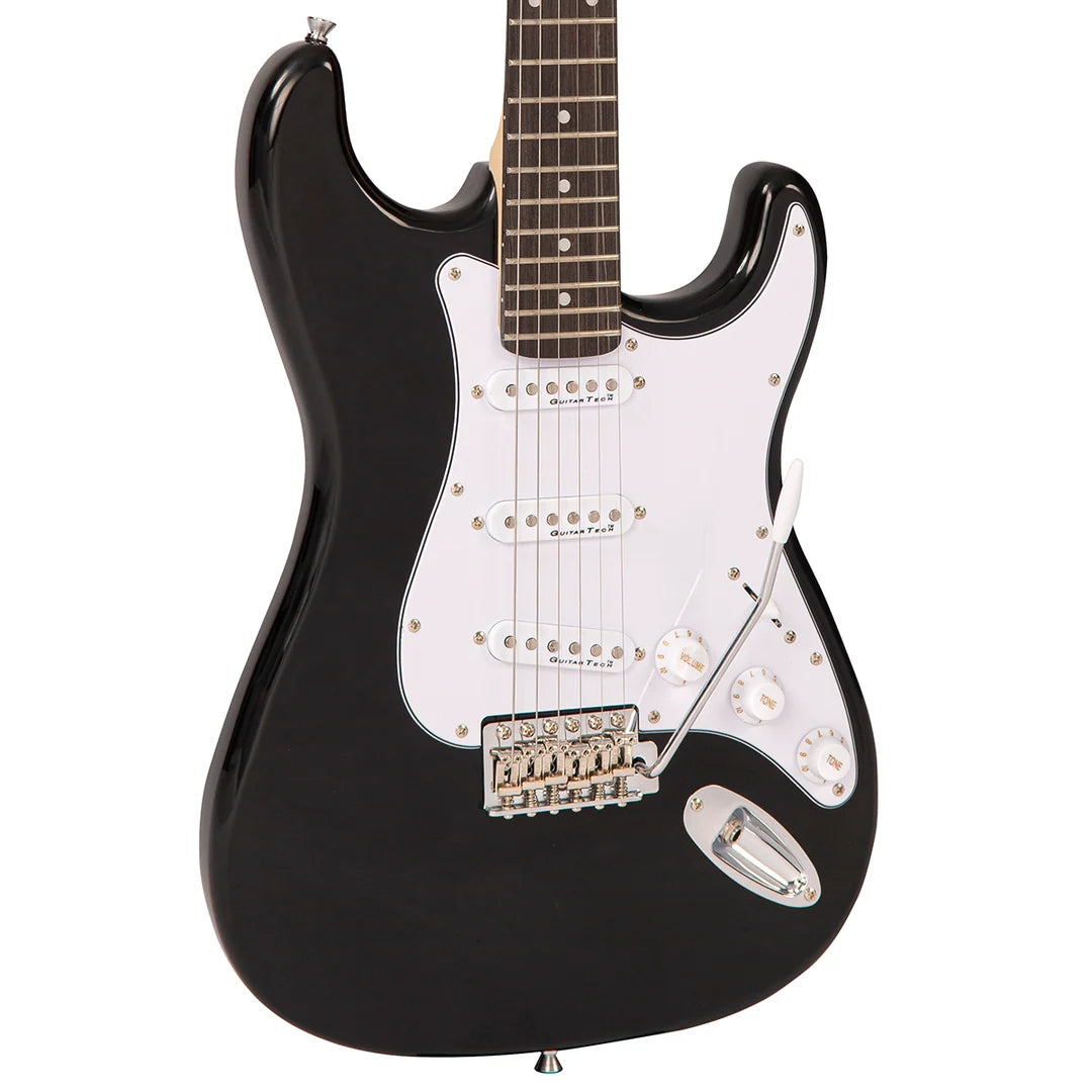 Electric Guitar Starter Pack Mairants EG6 Black 10W Amp Bag Tuner Strap NEW