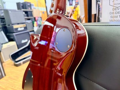 🔥2018🔥 ESP LTD EC-1000 Deluxe Amber Sunburst Electric Guitar + Case~ Abalone!
