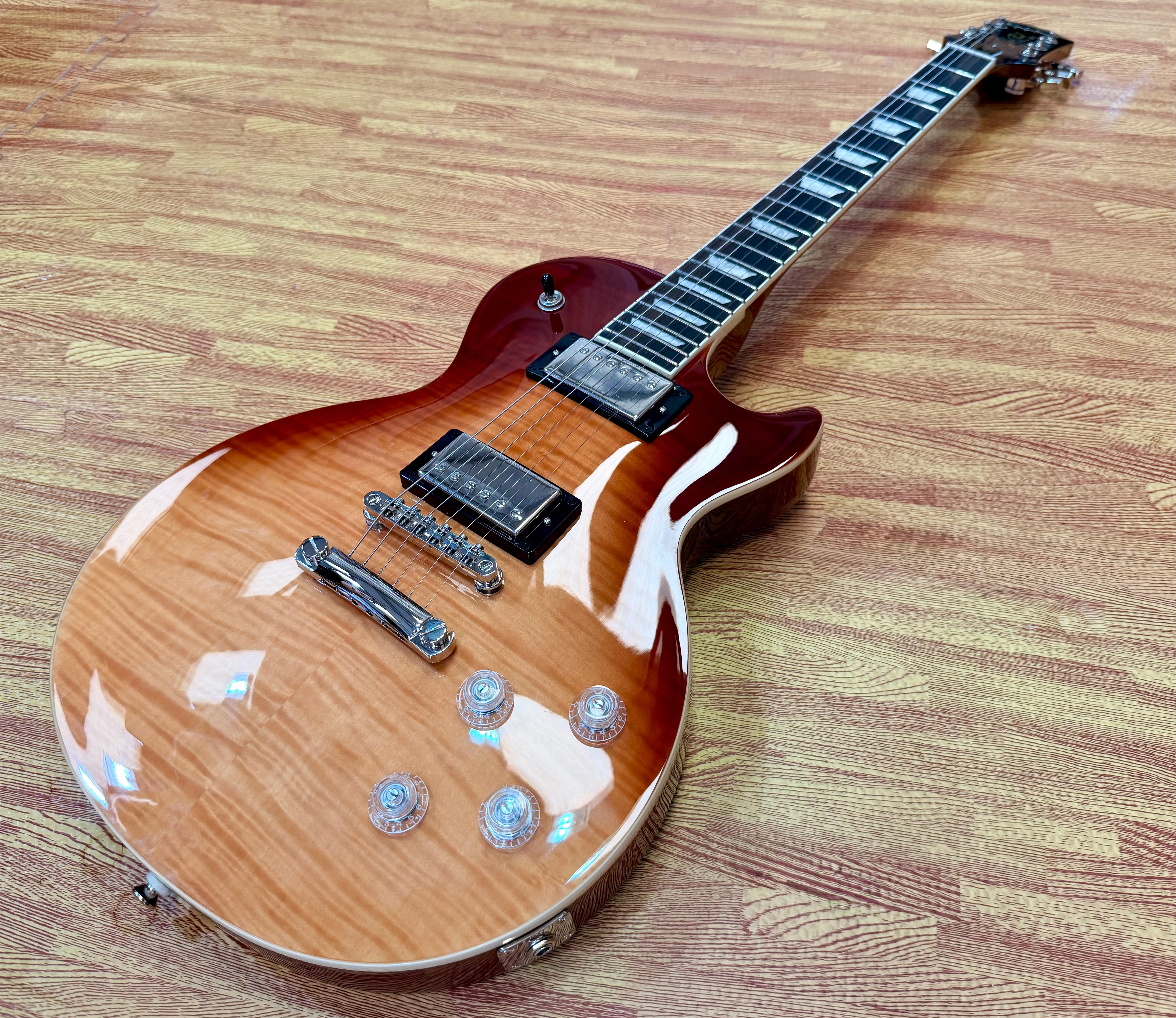 🌟2022🌟 Epiphone Les Paul Modern Figured~ Caffe Latte Fade~ Immaculate Condition