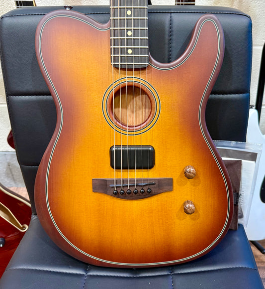 🔥BRAND NEW🔥 2024 Fender Acoustasonic Standard Telecaster~ Honey Burst!