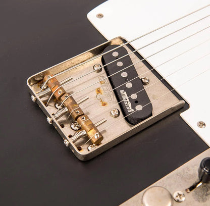 Vintage V62 ICON Telecaster Electric Guitar ~ Distressed Black