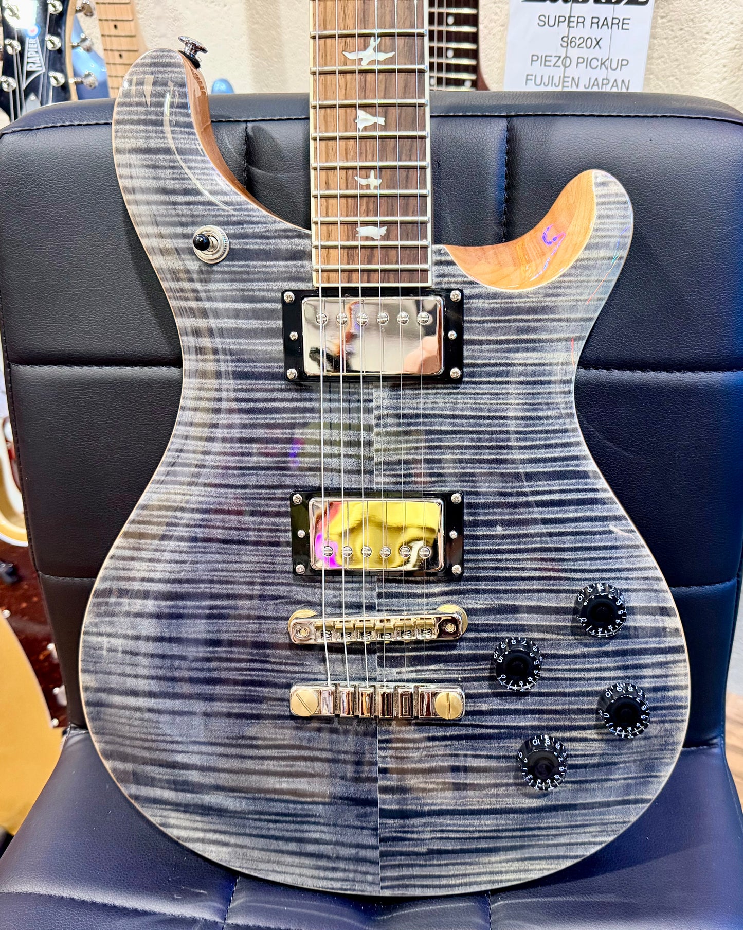 🔥MINT 2023🔥 PRS SE McCarty 594~ Charcoal Maple Top~ Gig Bag~ Stunning Guitar!