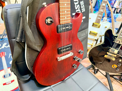🔥2014🔥 Gibson Les Paul Melody Maker 120th Anniversary~ Worn Cherry~ P90s + Bag