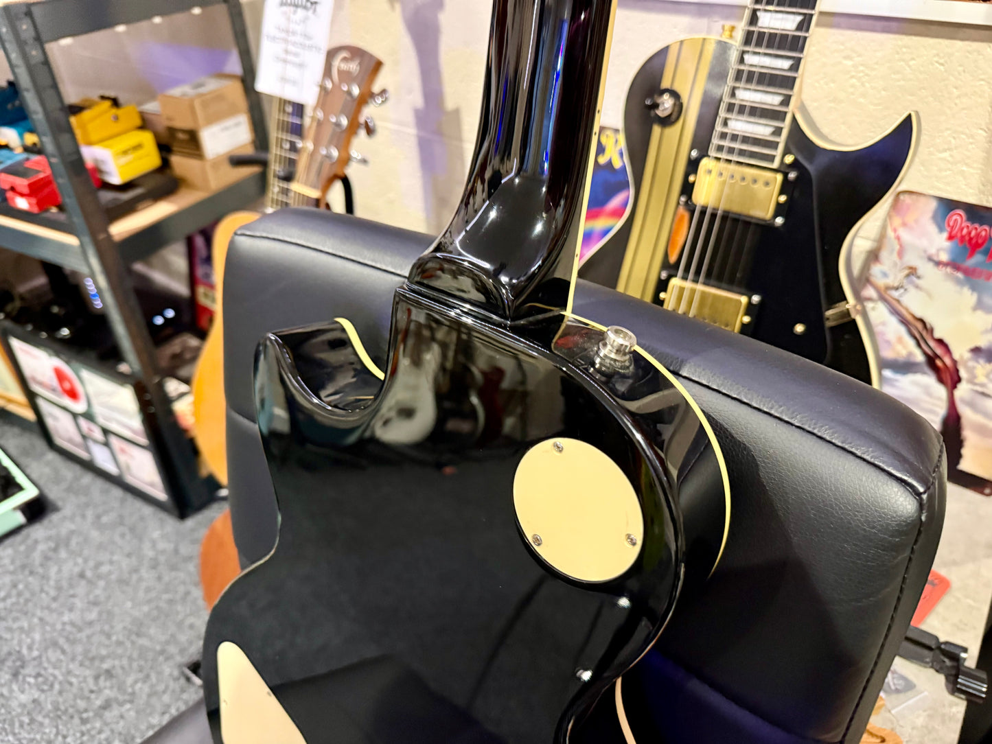 🌟2015🌟 Epiphone Les Paul Standard~ Ebony Black~ Strap Locks~ Great Condition!