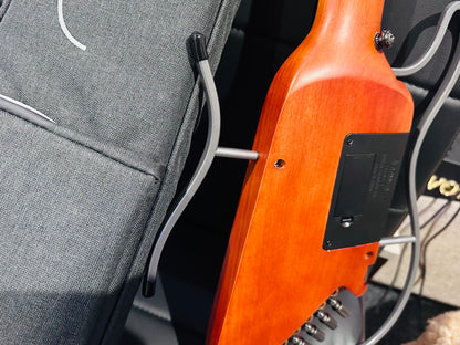 🌟NEW🌟 Donner HUSH-I Electro Acoustic Silent Travel Headless Guitar~ Mahogany!