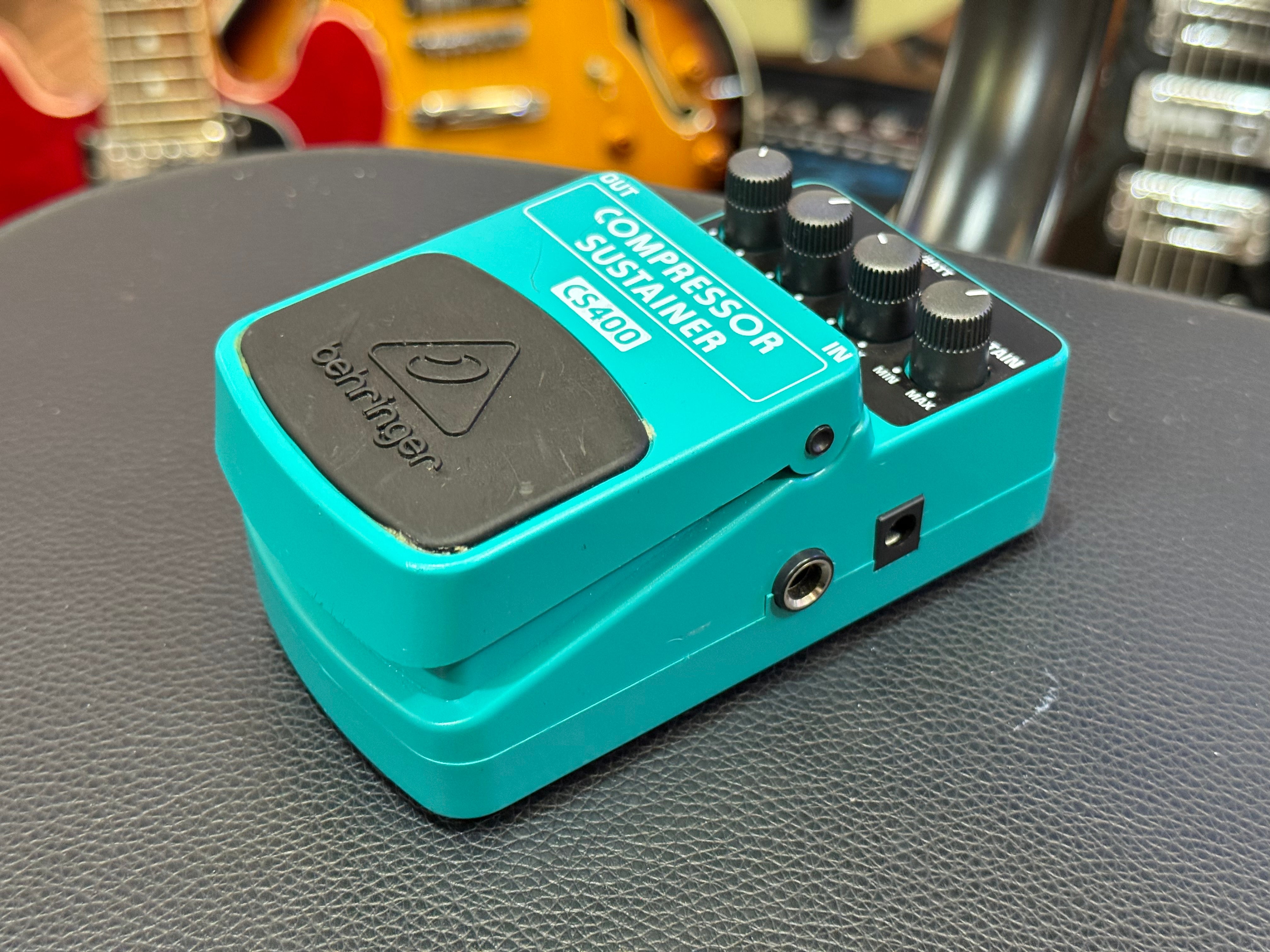 🎸 Behringer CS400 Compressor Sustainer Guitar Effects Pedal 🎸