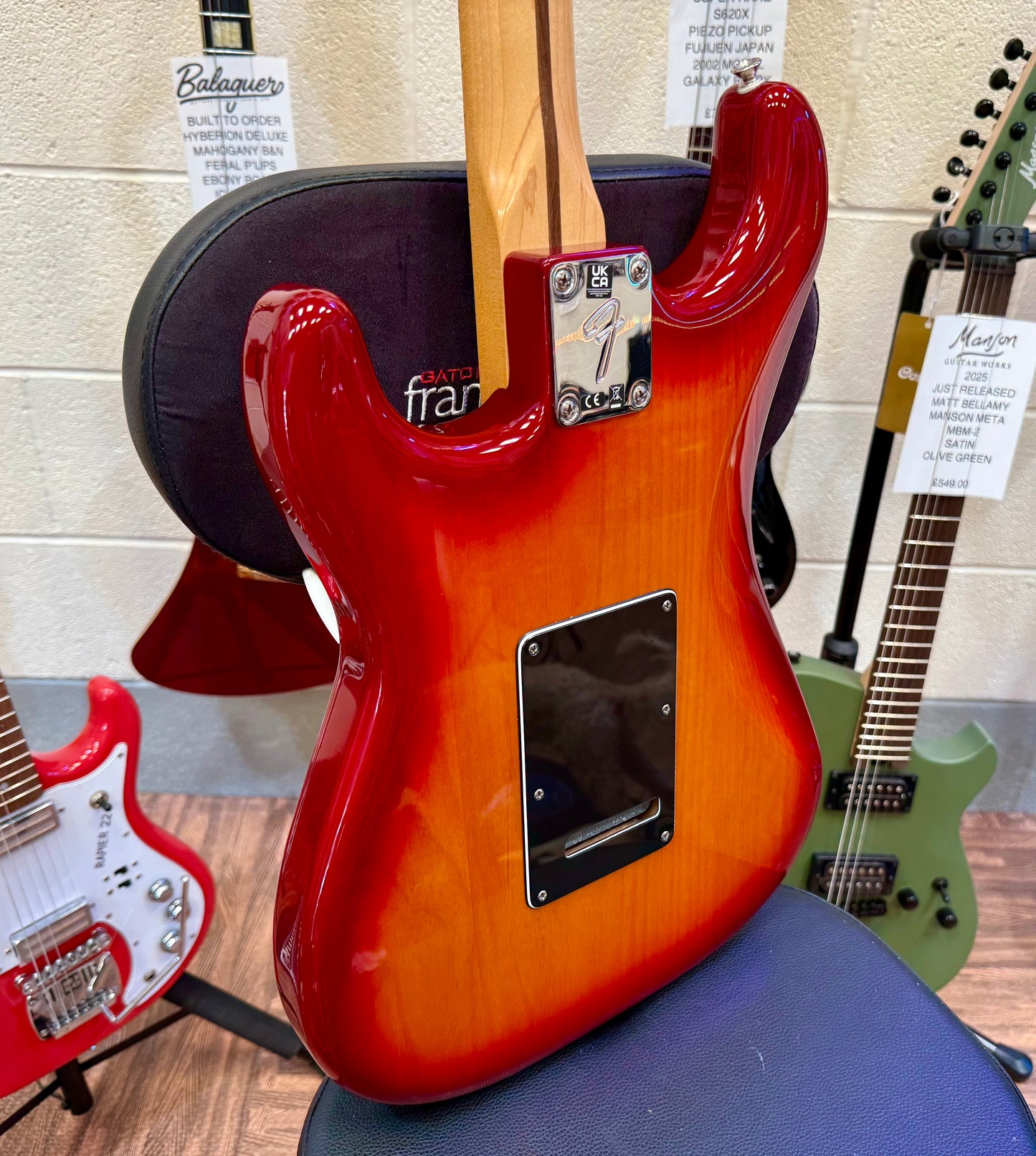 🔥2022🔥 Fender Player Plus Top Stratocaster~ Aged Cherry Burst~ Mexican Strat!