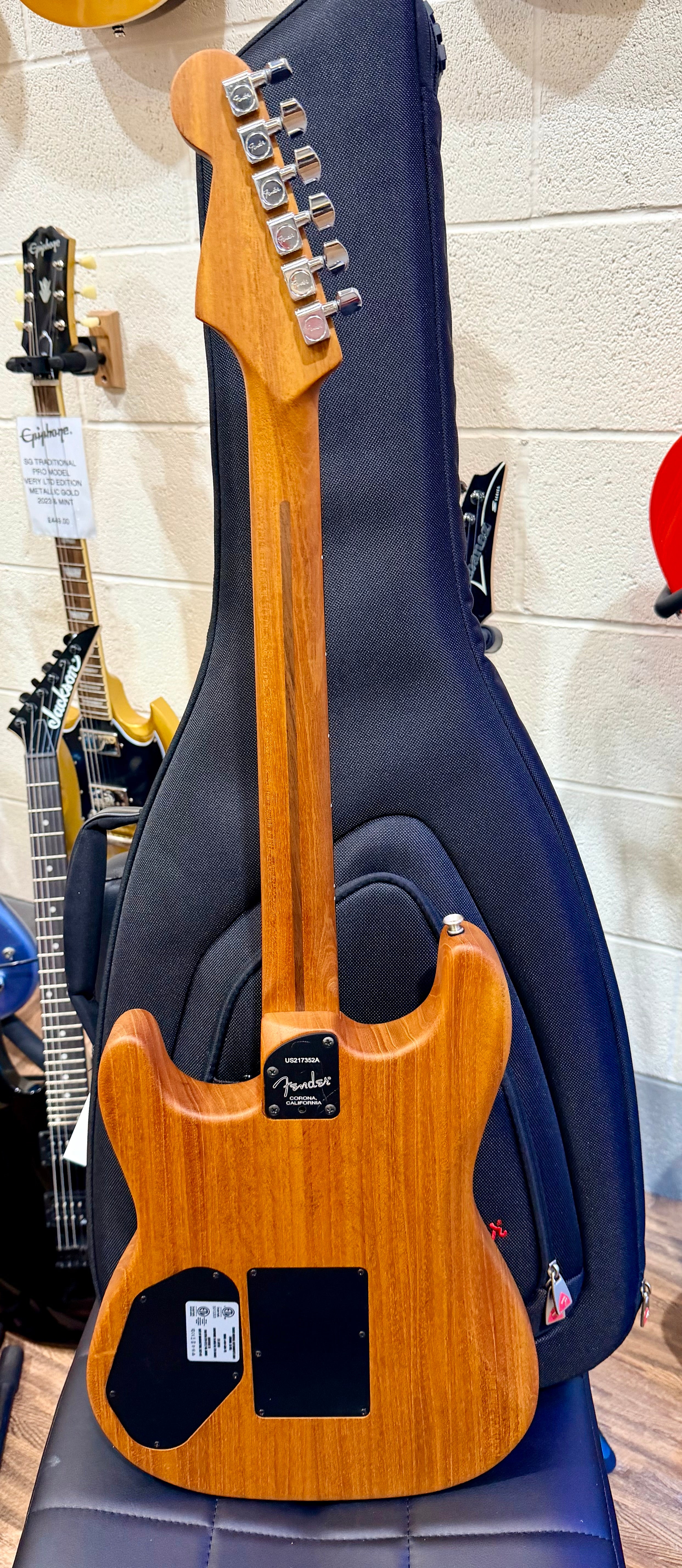 🇺🇸2021🇺🇸 Fender American Acoustasonic Stratocaster~ Natural Finish + Gig Bag