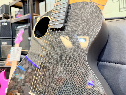 🔥MINT🔥 Enya X4 Pro Mini/EQ Carbon Fibre Electro-Acoustic Smart Guitar + Case!