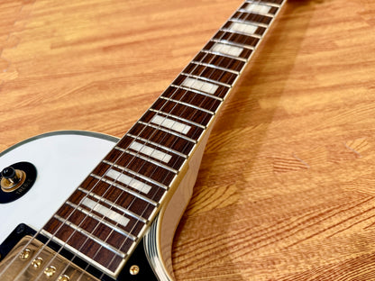 ✨2013✨ Burny SRLC-55 Les Paul Custom~ Alpine White~ Japanese Domestic Import!