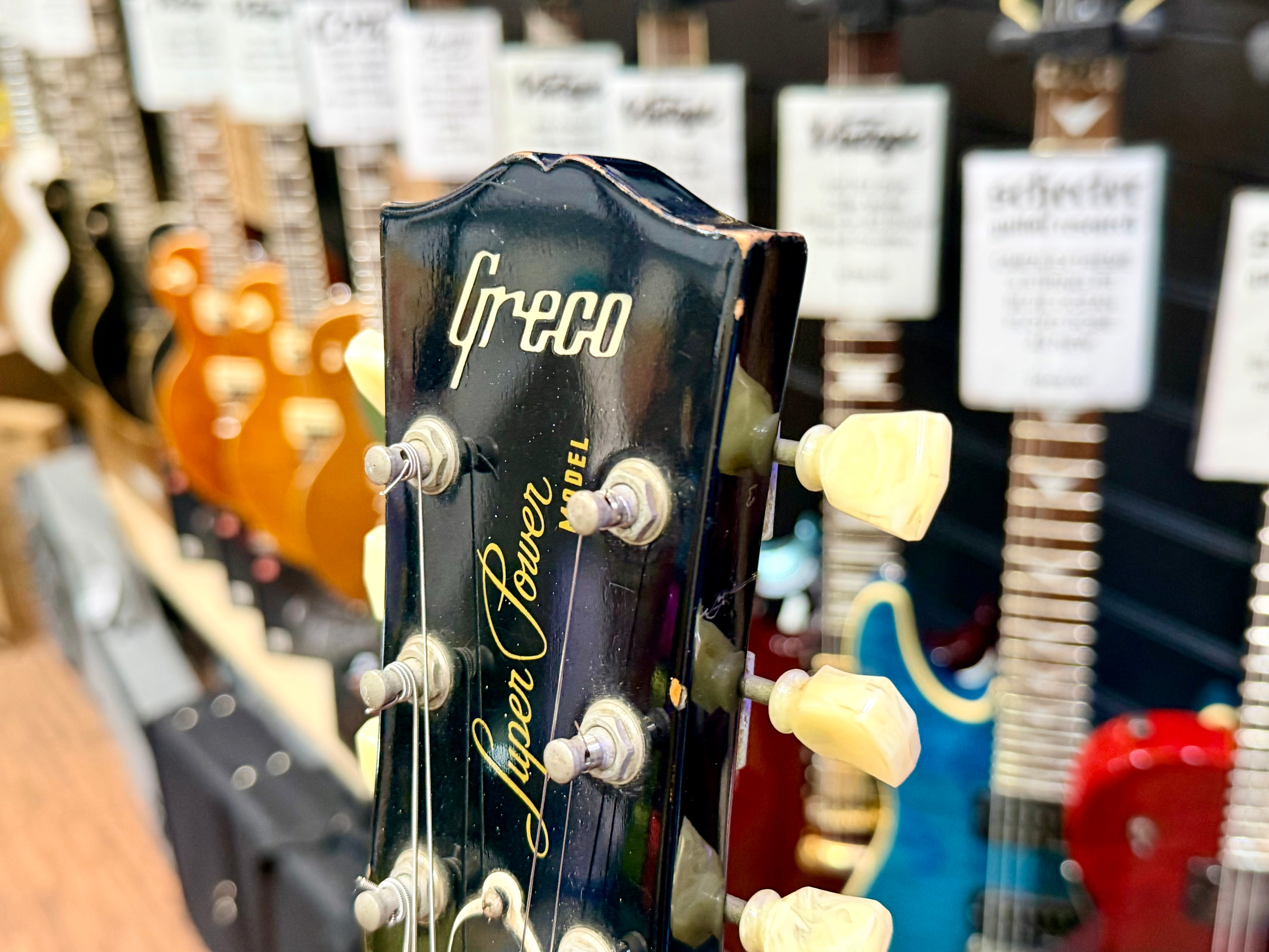 🇯🇵1980🇯🇵 Greco Japan EG500 Les Paul Standard~ Black~ Super Power~ RARE MIJ!