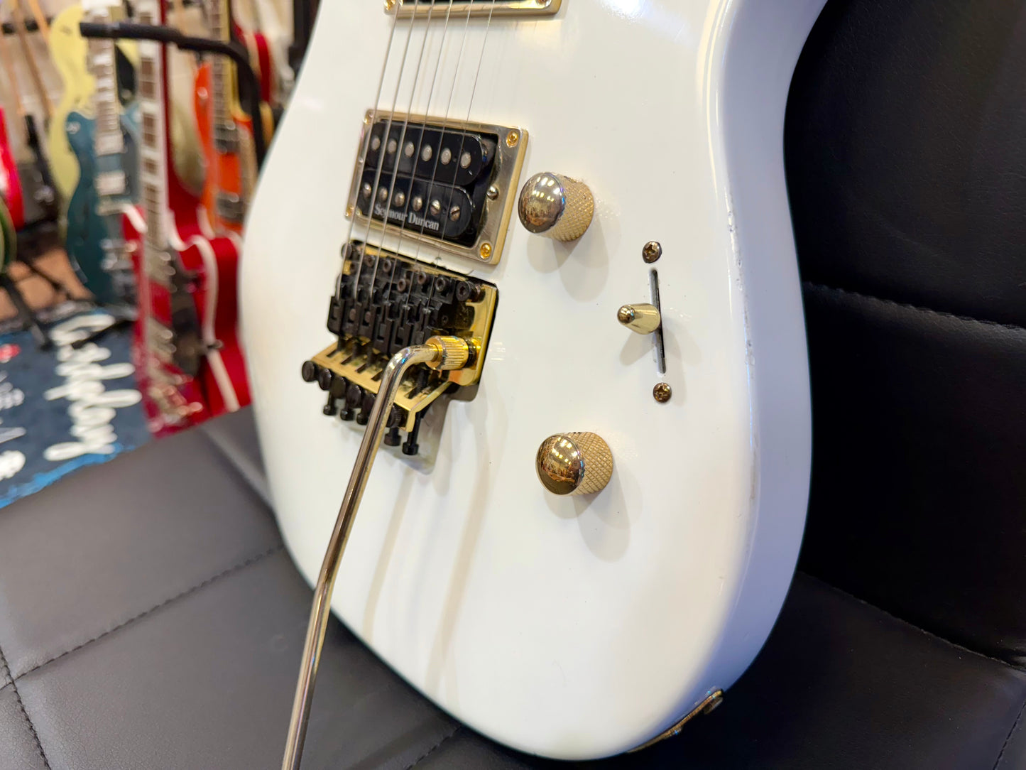 🌟JAPAN 2000’s🌟 Jackson Dinky DK2M~ Snow White~ Floyd Rose~ Seymour Duncan!