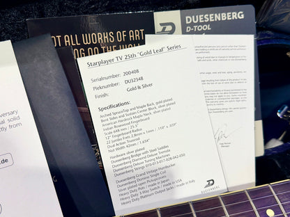 🌟8/25 LTD ED 24k GOLD LEAF 🌟 2020 Dusenberg Starplayer TV~ 25th ANNIVERSARY!
