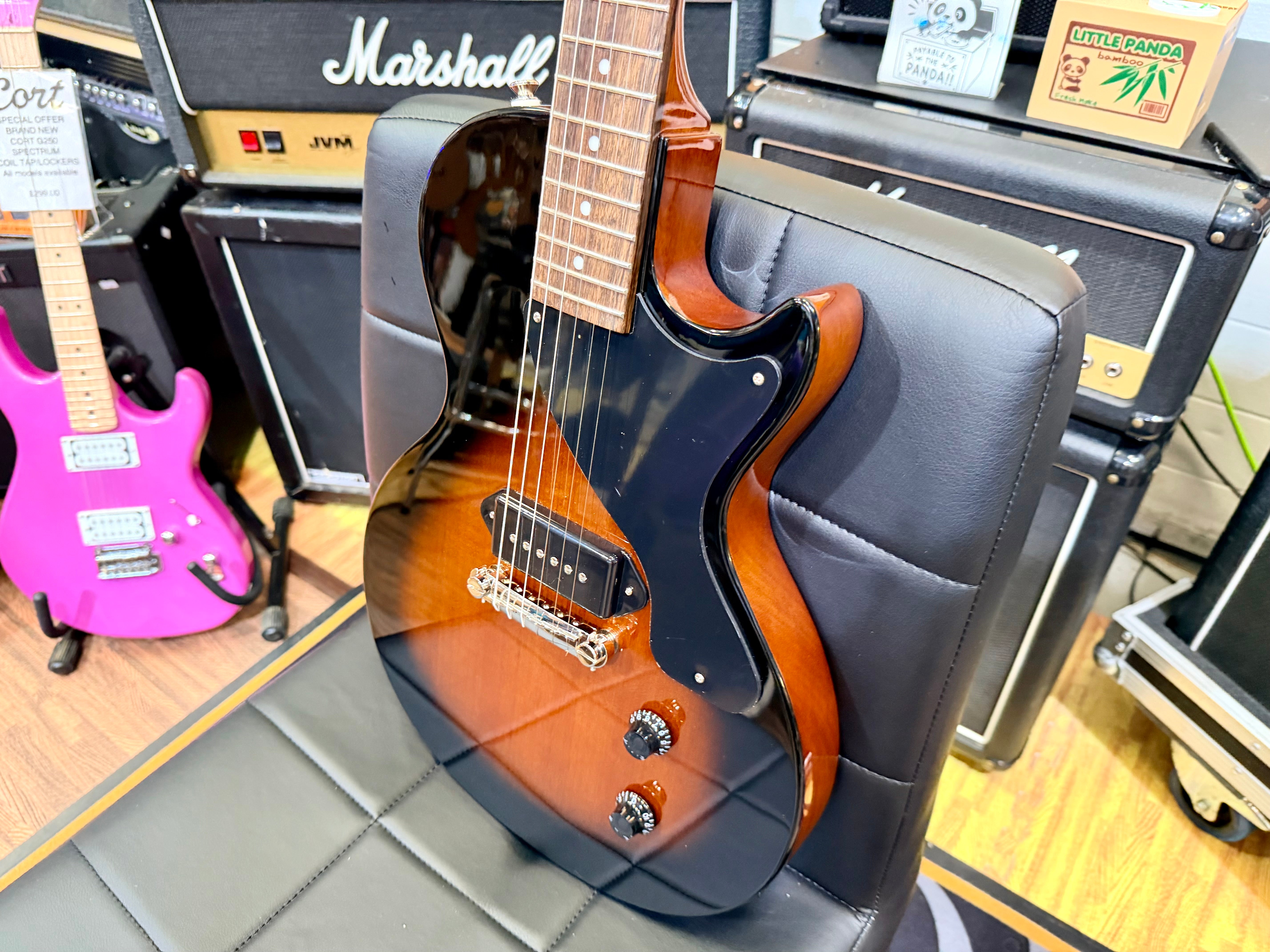 🔥EX-DEMO🔥 2025 Epiphone Les Paul Junior P90 Electric Guitar~ Tobacco Burst!
