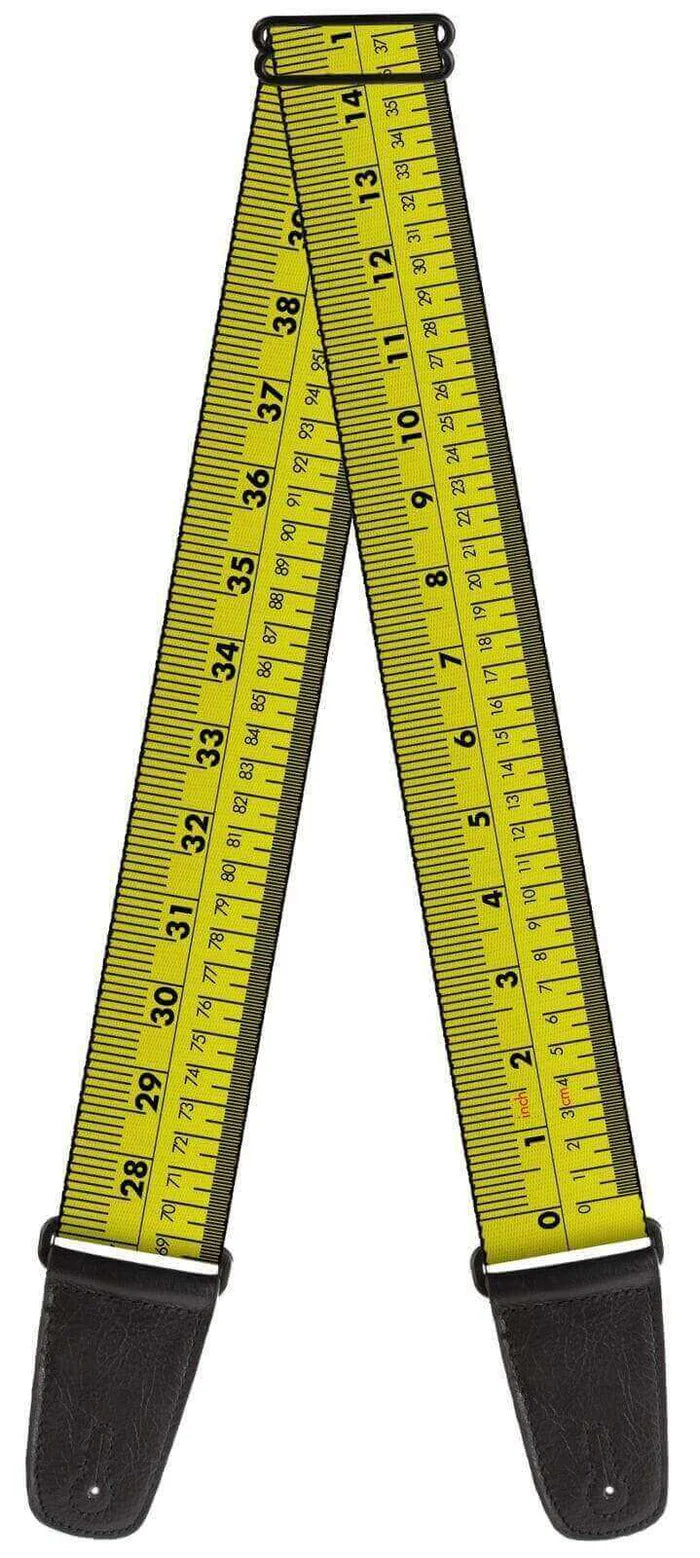 Buckle Down Tape Measure Guitar Strap