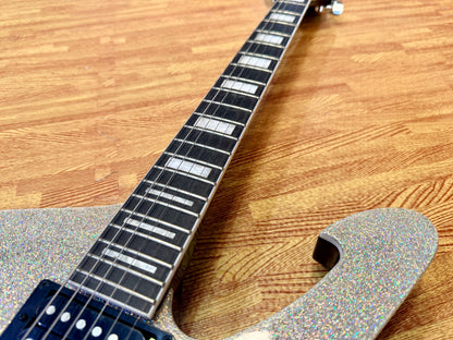 ⚡️2023⚡️ Ibanez PS60 Paul Stanley Signature~ Metallic Silver Sparkle Guitar!