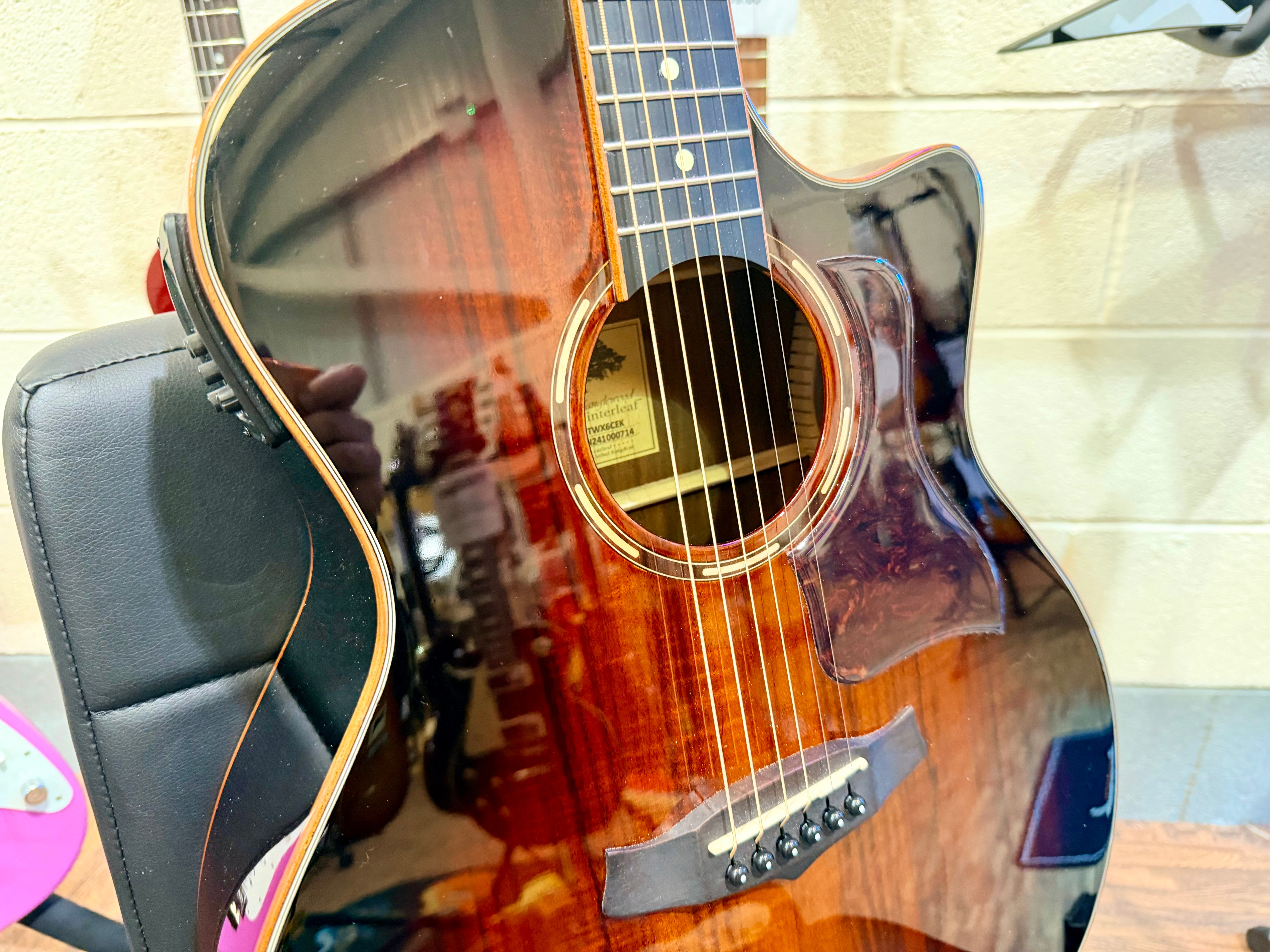 🪵2024🪵 Tanglewood TWX6CEK Winterleaf~ Grand Auditorium Electro ~ Koa Exotic!