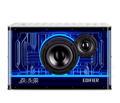 Edifier QD35 Tabletop Bluetooth Speaker With GaN Wireless Charger - White