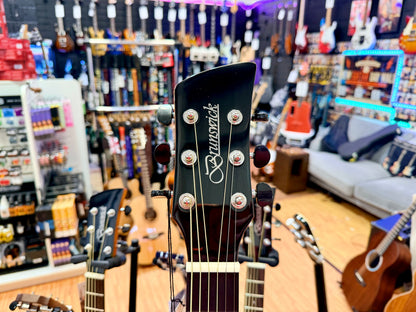 Brunswick BTK50BK Advanced Stage Electro Acoustic Guitar~ Black Gloss Cutaway