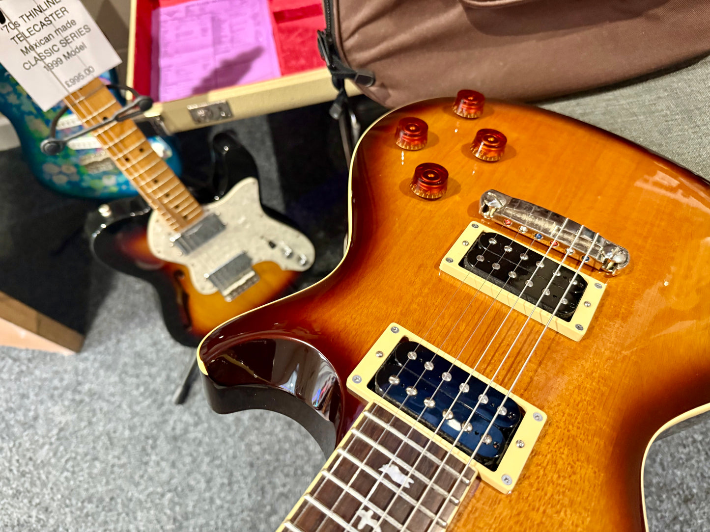 🌟2015 KOREA🌟 PRS SE 245 Single cut Electric Guitar~ Vintage Sunburst + Gig Bag