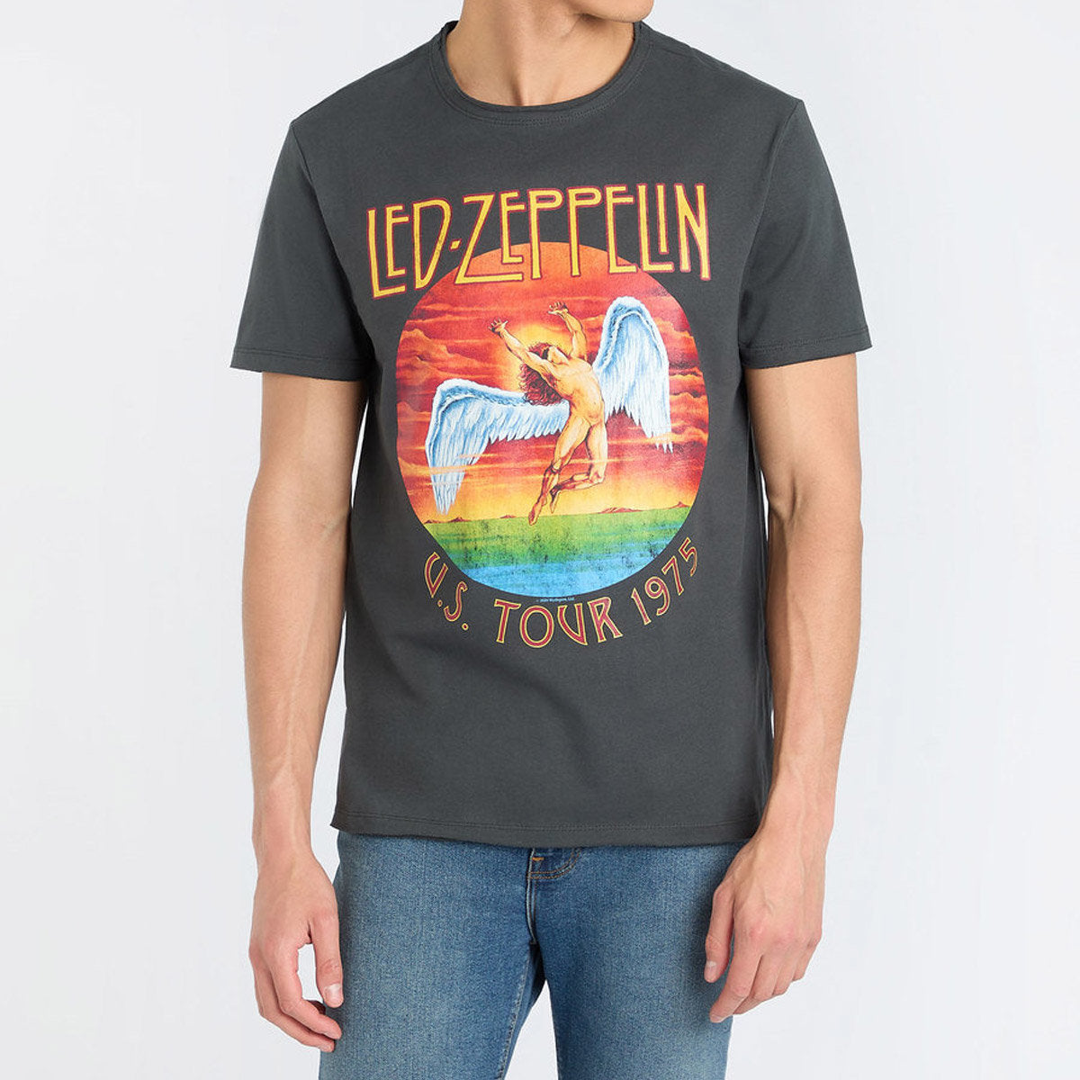 Led Zeppelin US Tour 75 Unisex T-Shirt~ Official Licensed Unisex Band Merchandise FREE POST